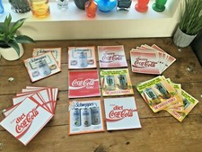 VINTAGE 1980S FRIDGE STICKERS SCHWEPPES SLIMLINE LILT CHERRY COKE DIET COCA COLA