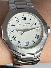 Baume & Mercier Riviera Quartz Watch Date Complete Manual Original Box