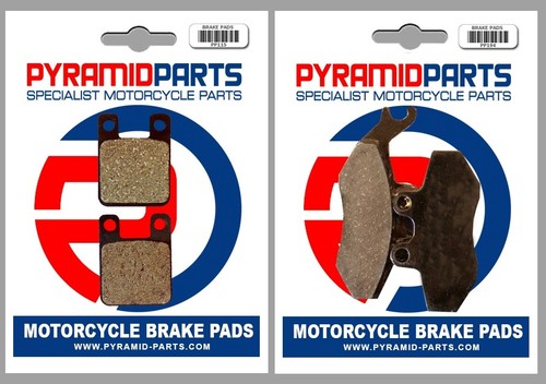 Front rear brake pads - rear, for