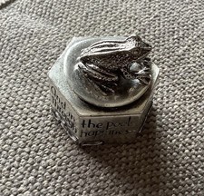 Silver Scenes Frog Silver