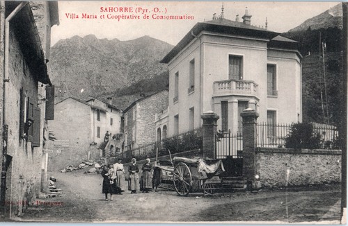 Old postcard port sahorre - postcard,