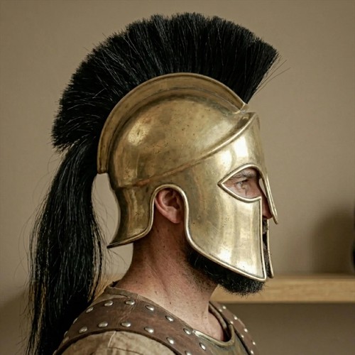 Handmade brass spartan warrior - handmade,