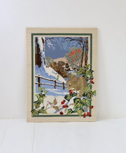 Vintage tapestry picture - vintage,