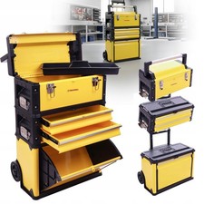 3 Piece Metal Tool Trolley