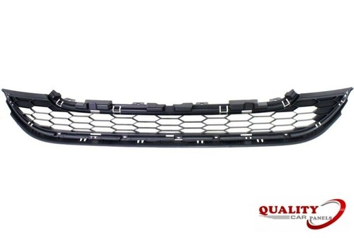 Front bumper grille black fits - bumper,