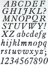 Wall Stencil Reusable Alphabet