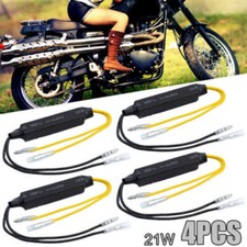 4x Motorcycle Turn Signal Indicator LED Load Resistors Flash Blinker Fix Error