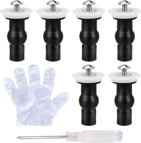 Pack toilet seat screws - 6,