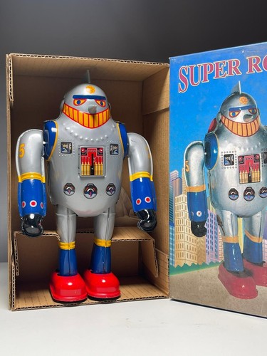 Vintage rare tin super robot - vintage,