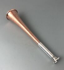 Antique SOlid Silver & Copper Hunting Horn Kohler & Son BGEZX