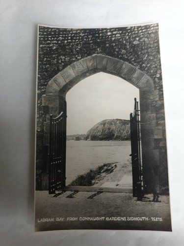 Vintage postcard ladram bay - postcard,
