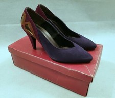 Vintage Bally Zucca Mauve and