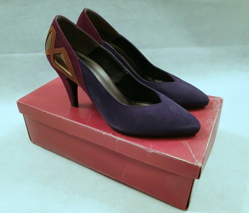 Vintage bally zucca mauve and - mauve,