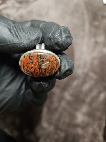 Gem dinosaur bone ring - gem,