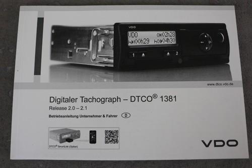 Vdo digital tachograph dtco - vdo,