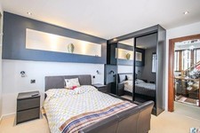 Double sleigh bed frame