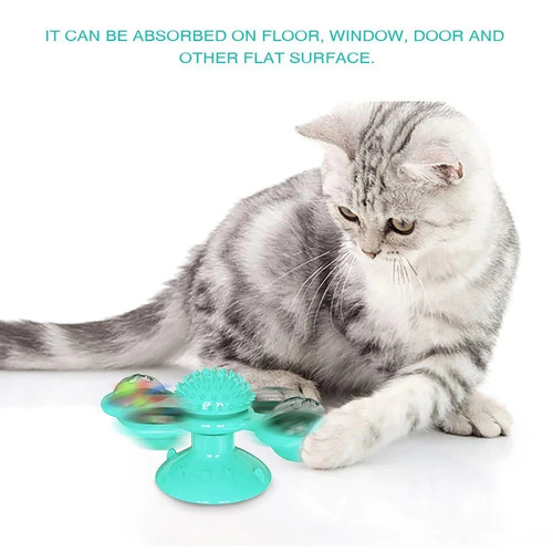Cat toy turning windmill - toy,