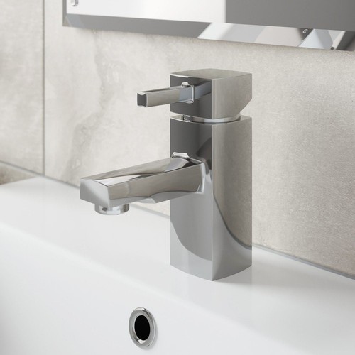 Bathroom square monobloc basin - monobloc,
