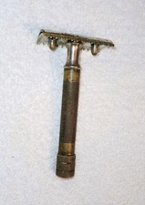 VINTAGE RARE COLLECTIBLE WW2 GERMANY OPEN COMB SAFETY RAZOR ROTBART MOND-EXTRA 