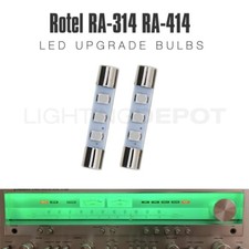 2pcs Rotel RA-314 RA-414 Stereo LED Green 8V Fuse Bulb Dial Meter Light