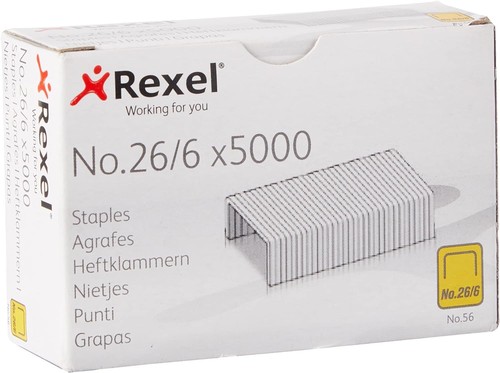 Rexel 6 staples for - no.56, 26/6