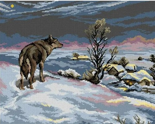 Printed canvas tapestry - canvas,