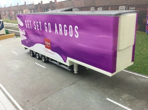 Scale double deck trailer - 1/76,