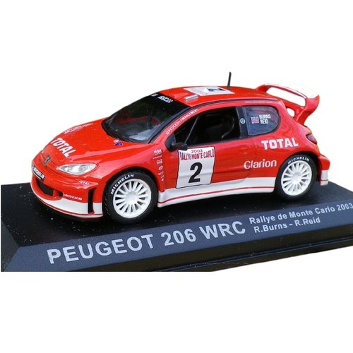 Peugeot 206 wrc burns - wrc,