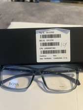 Hugo Boss Men's Glasses Blue/Black Frames with Cloth and Case
