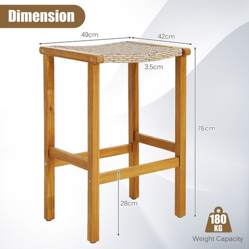 Pack outdoor bar stools - bar,