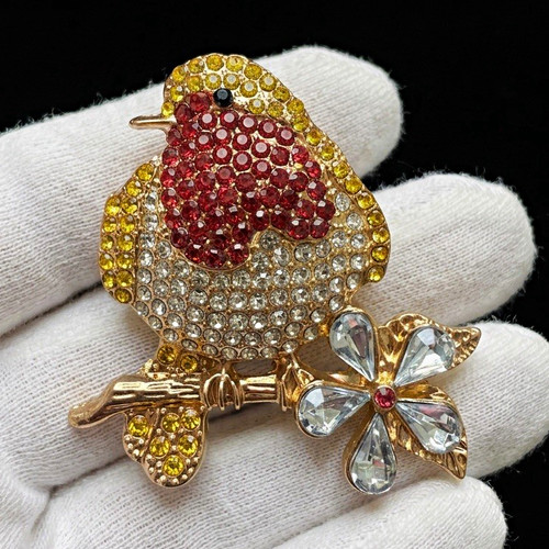 Gold tone robin - gold,