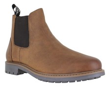 Hoggs Of Fife Banff Mens Walnut Smart Country Pull On Dealer Chelsea Ankle Boots