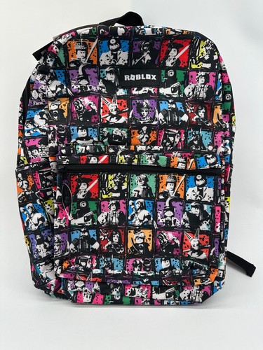 Roblox backpack black multi - backpack,