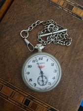 Russian Molnija Railway Pocket Watch circa 1970s