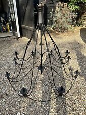Marsden & Langinger Wrought Iron Chandelier 12 Arm