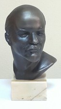 LENIN BUST FIGURINE METAL