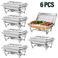 6 Packs Stainless Steel Chafer