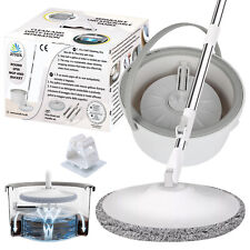 Aqua Revolution System X'tra Mop Bucket Set Floor magic 2x Microfibre Mop Pads