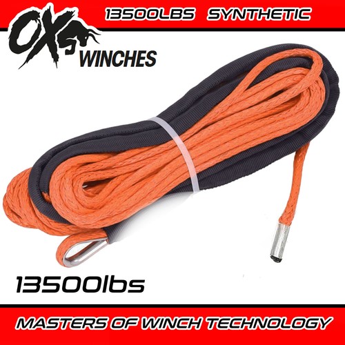 13500lbs winch synthetic - synthetic, rope