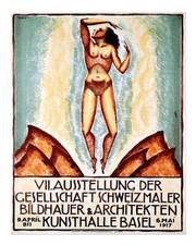 Vintage Exhibition Poster Wall