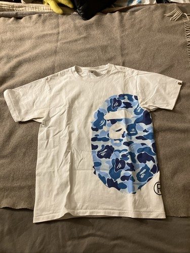 Blue logo bape - bape, size