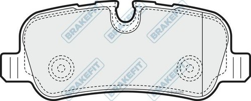 Apec rear brake pad - apec, for