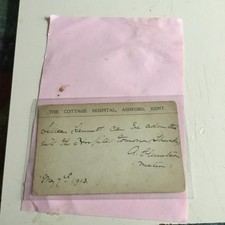 Old Postcard Ashford, Kent 1913