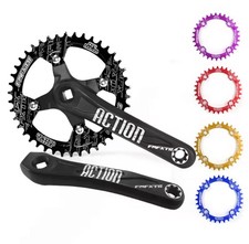 Crankset 32-34T MTB Bike Single 7/8/9/10 & 11 Speed Chainring 170mm Crank Arm UK