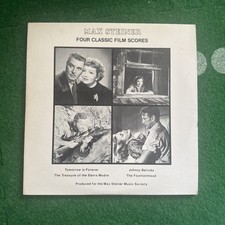 MAX STEINER FOUR CLASSIC FILM SCORES RECORD LP 12” excellent condition 