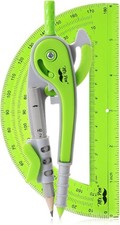 Compass and protractor - and,