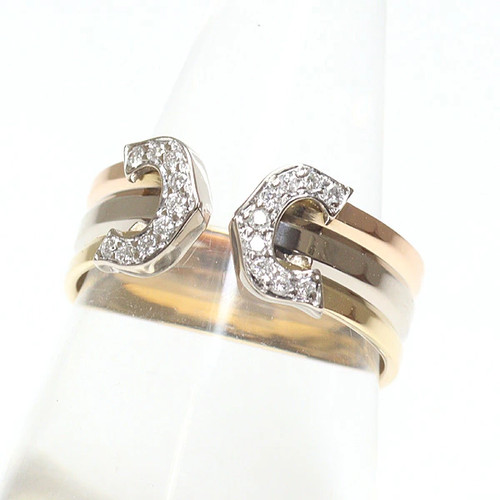 Auth cartier ring diamond - cartier,