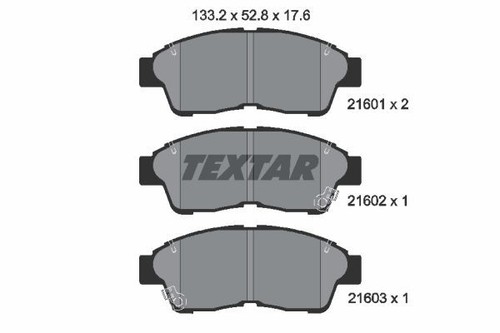 Brake pad set disc - set,, for