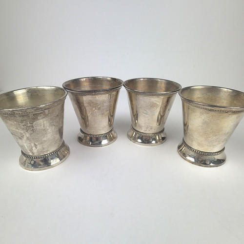 Vintage silver plate mint - plate,