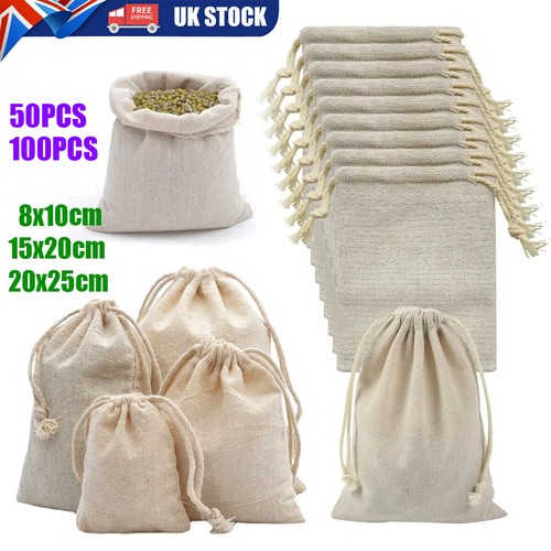 Calico burlap drawstring - drawstring, bag